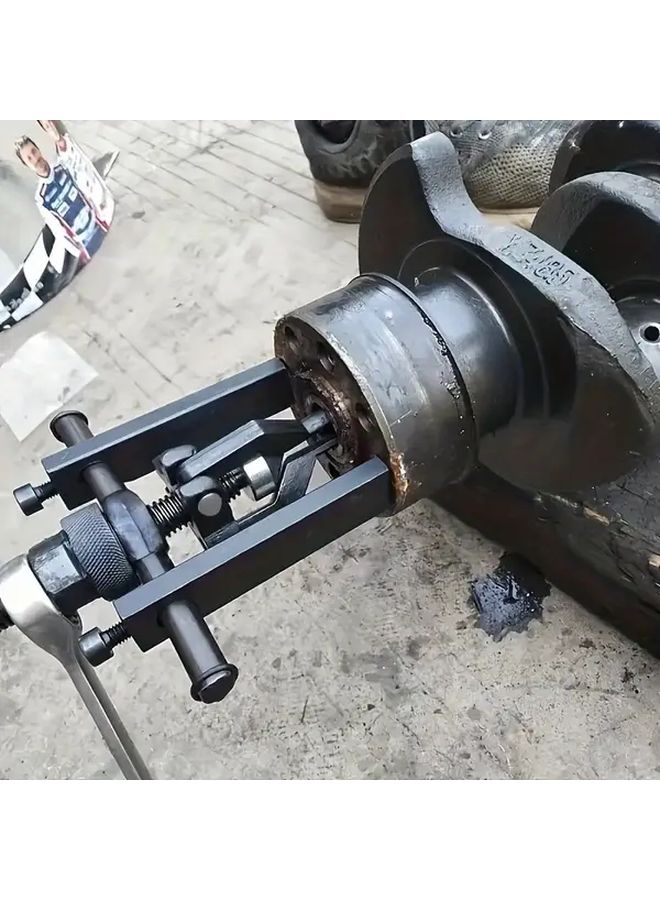 H 06 Model Heavy Duty Carbon Steel Three Claw Adjustable Bearing Puller Tool - Image 2